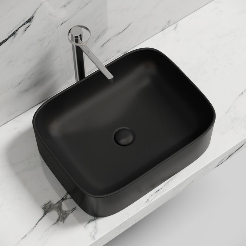 Раковина-чаша Ceramica Nova Element CN6052MB 50,5 см, черный фото 2