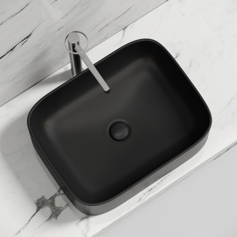 Раковина-чаша Ceramica Nova Element CN6052MB 50,5 см, черный фото 5