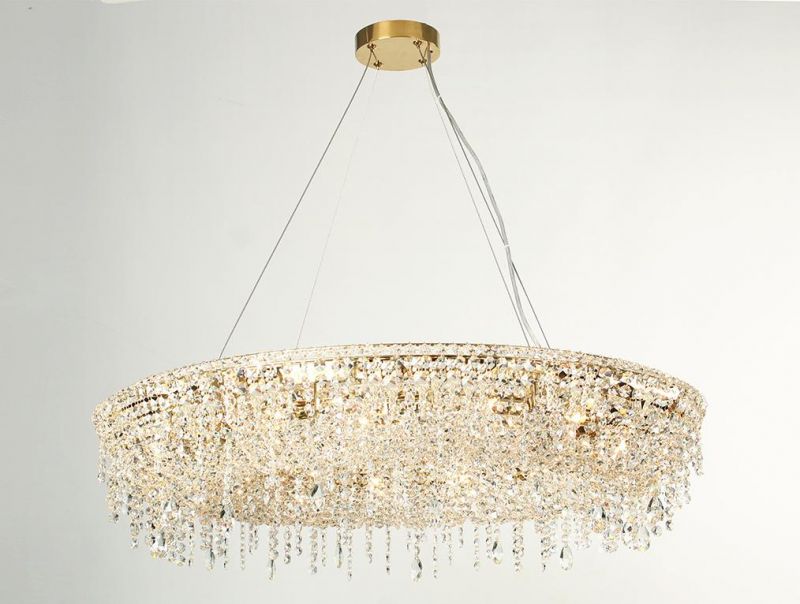 Люстра Polished champagne gold Clear crystal Newport 10900 G9 60W 10910+6/S gold фото 1