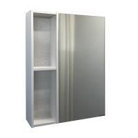 Зеркальный шкаф Comforty Прага 00004147599CF дуб белый