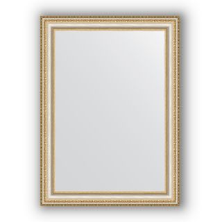 Зеркало в багетной раме 55х75 Evoform DEFENITE BY 0797 золотые бусы на серебре