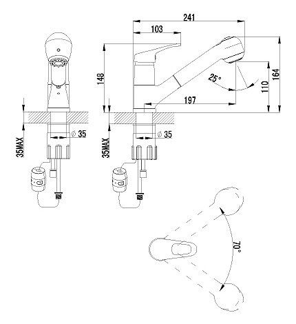 Смеситель Lemark Omega LM3150C фото 5