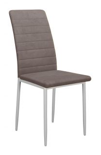 Стул DikLine ТЕКС каркас белый/ B5 LATTE Фабрика Мебели ДИК BD-2231301
