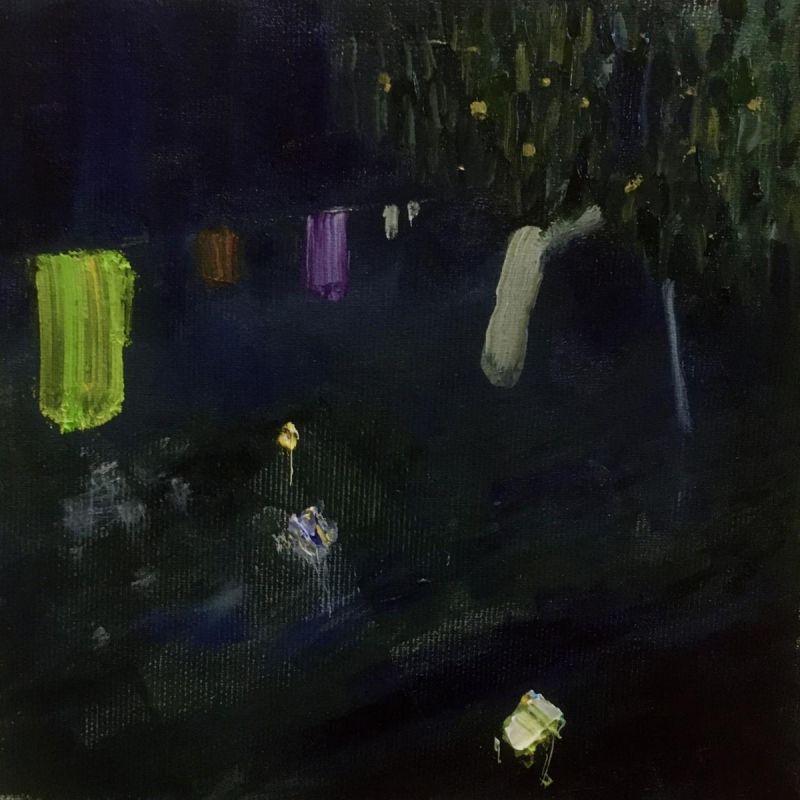 Картина "Ночь. Яблони" Волошин Никита