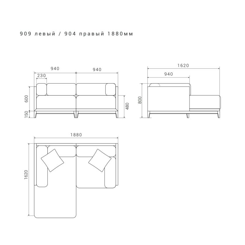 Диван The IDEA Case BD-2373260