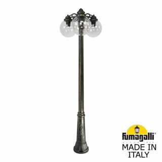 Садово-парковый фонарь Fumagalli GLOBE 250 бронза, прозрачный G25.157.S30.BXF1RDN