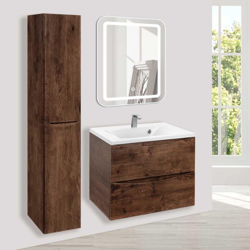 Тумба подвесная под раковину Vincea Mia VMC-2MA650RW 650, R.Wood фото 3