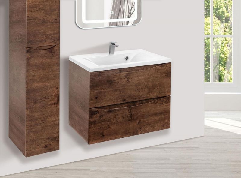 Тумба подвесная под раковину Vincea Mia VMC-2MA650RW 650, R.Wood фото 4