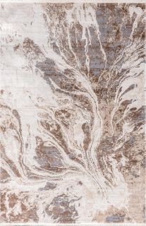 Турецкий ковер из полипропилена и полиэстера Carpet «GENIUS» 9763А-CRE-BGE 300 x 400 см
