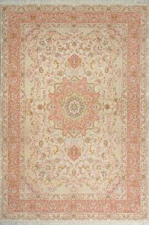 Иранский ковер из шерсти и шёлка Carpet «TABRIZ SHIRFAR» 801-4031-IR 243 x 356 см