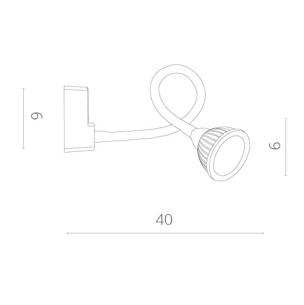 Настенный светильник LED гибкий для чтения Arte Lamp Cercare A4107AP-1BK фото 2