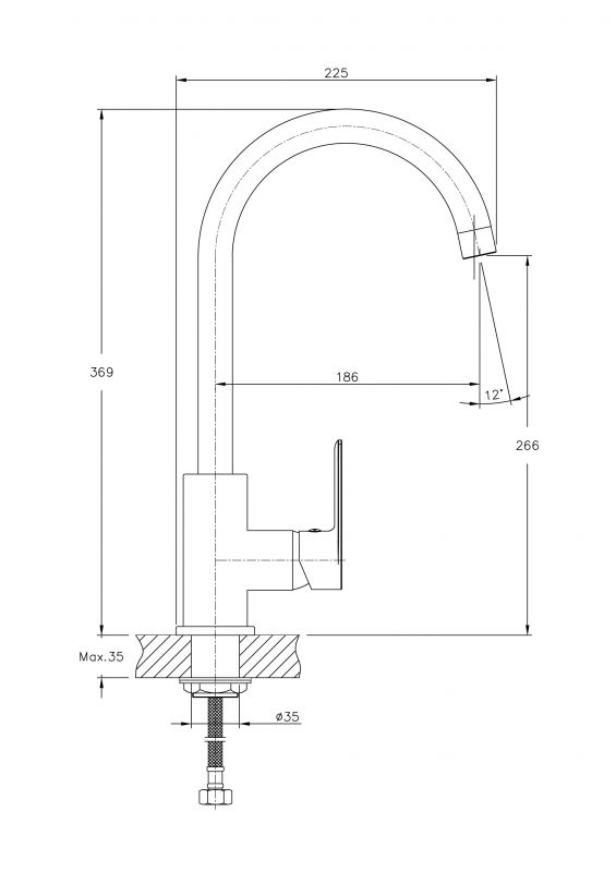 Смеситель Haiba HB505 HB71505 фото 2