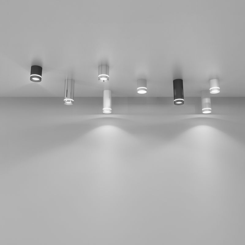 Накладной акцентный светодиодный светильник Elektrostandart DLR022 12W 4200K белый матовый 12W
