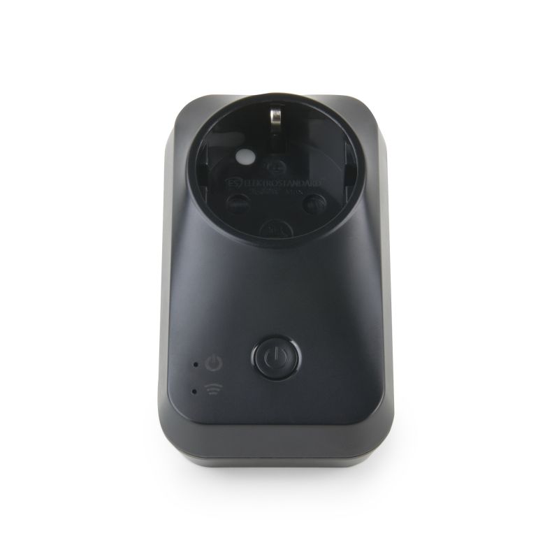 Умная розетка Wi-Fi черная Elektrostandard 76100/00 фото 2