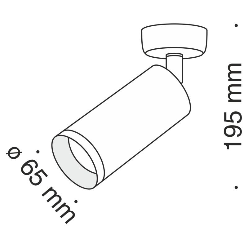 Потолочный светильник Maytoni Focus C017CW-01B