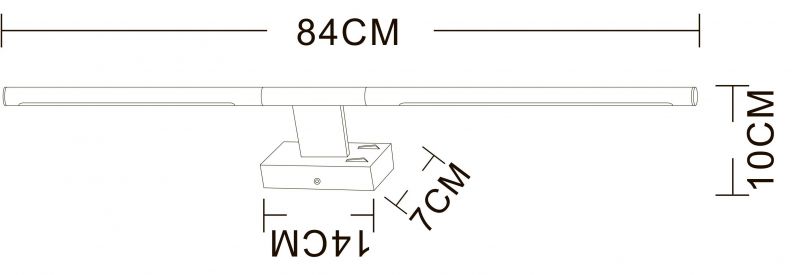 Настенный светильник Arte Lamp LINES A2029AP-1CC