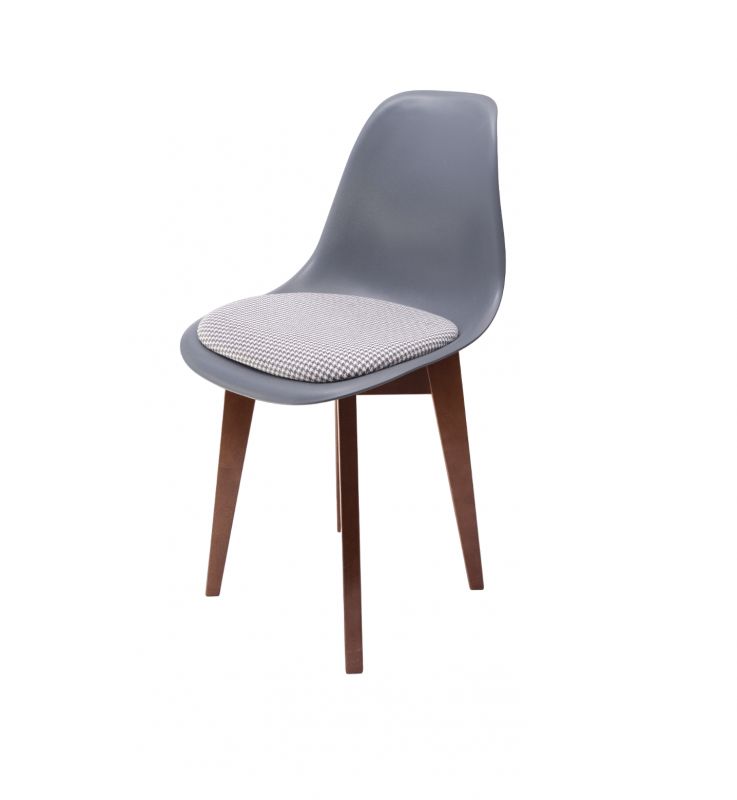 Стул ZiP-mebel Сашш орех /серый, серый ГЛ R101771W1G фото 1