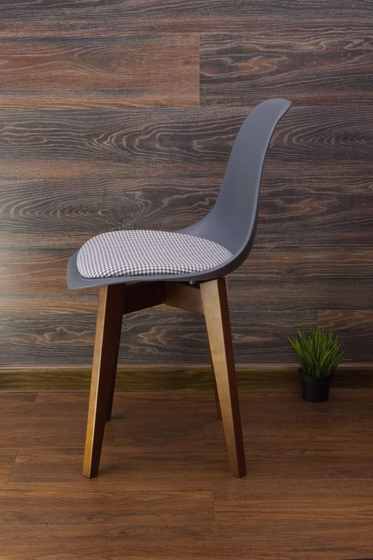 Стул ZiP-mebel Сашш орех /серый, серый ГЛ R101771W1G фото 6
