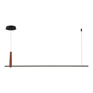 Светильник подвесной ST-Luce Shape Черный/Черный, Терракотовый LED 1*20W 4000K SL6131.403.20