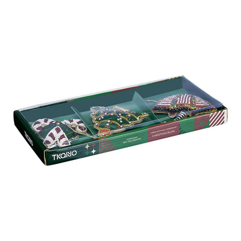 Набор ёлочных украшений Tkano New Year Essential, (3 шт.) BD-3132877 фото 10