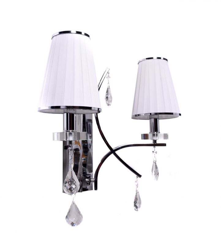 Бра Lumina Deco Glamour LDW 66247-2 WT+CHR