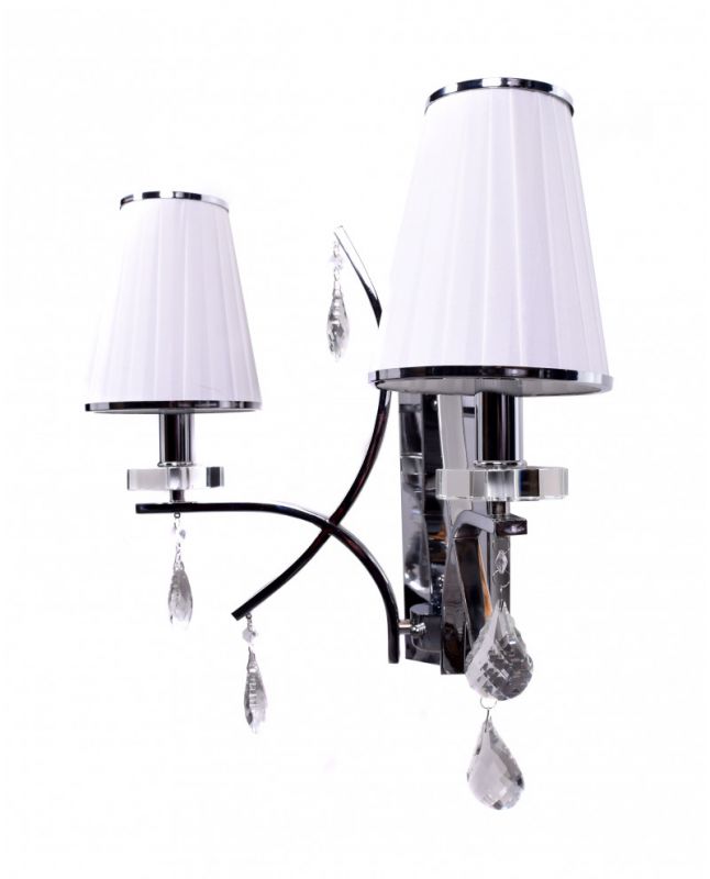 Бра Lumina Deco Glamour LDW 66247-2 WT+CHR