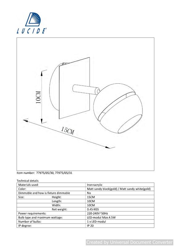 Спот BINARI LED 4W 77975/05/31