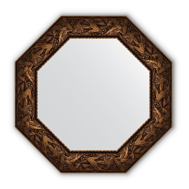 Зеркало в багетной раме Evoform Octagon BY 3836 византия бронза