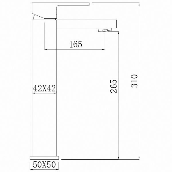 Смеситель для раковины Comforty 00004149950 фото 8