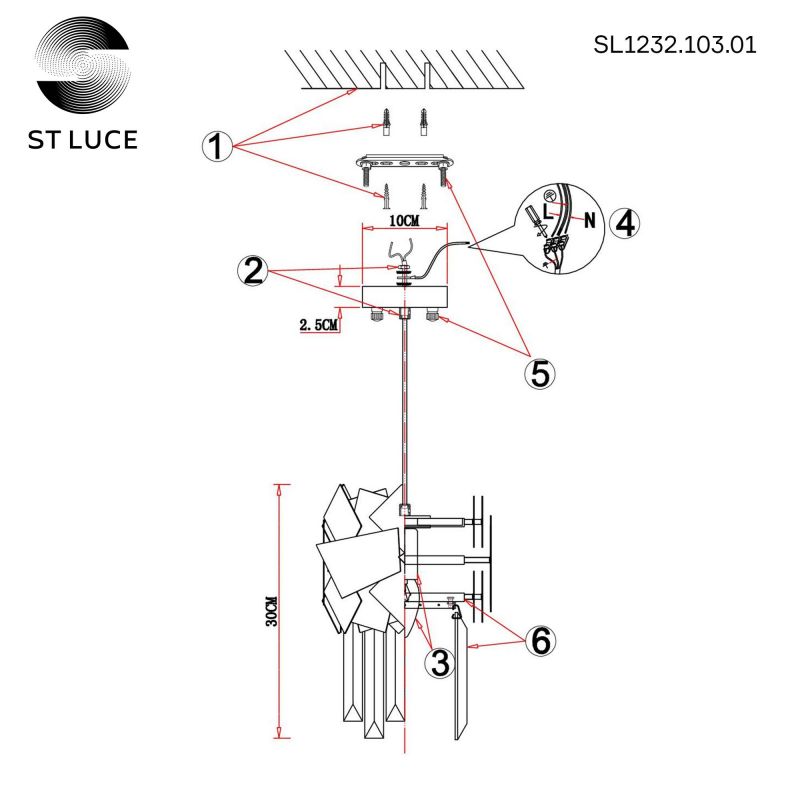 Подвес ST Luce CASERTA SL1232.103.01