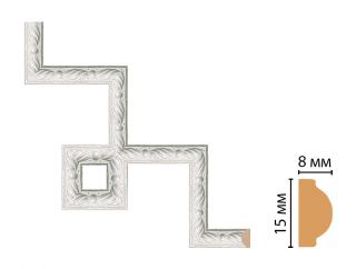 Декоративный угловой элемент Decomaster 130-3-20 (200*200мм)