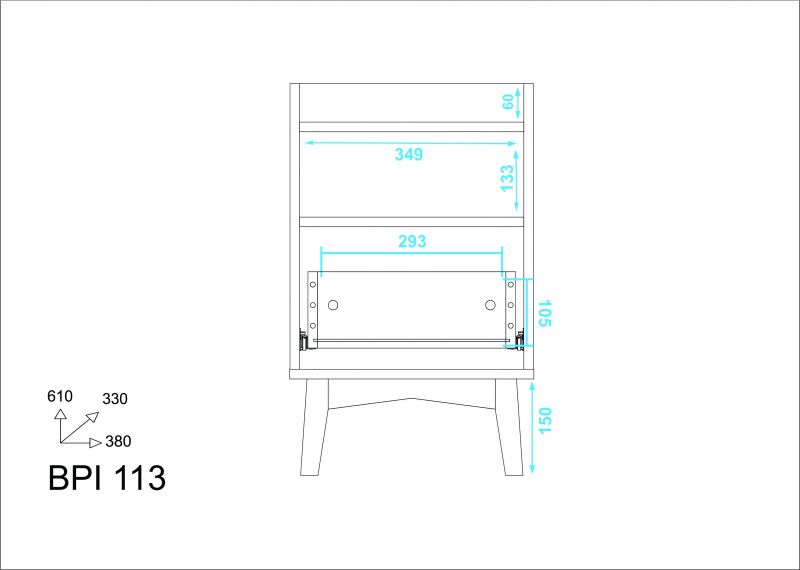 Тумба Manhattan Comfort Criado BPI113-209