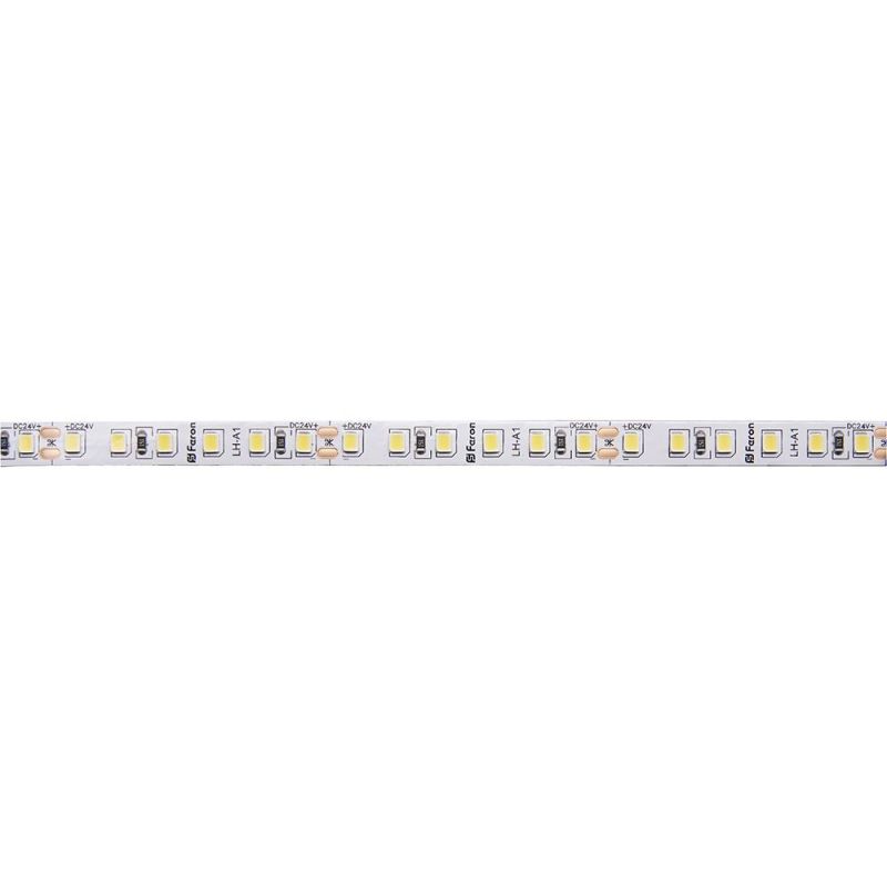 Светодиодная LED лента Feron LS502, 180SMD(2835)/м 16Вт/м 24V 5000*10*1.22мм 3000К Feron 41527