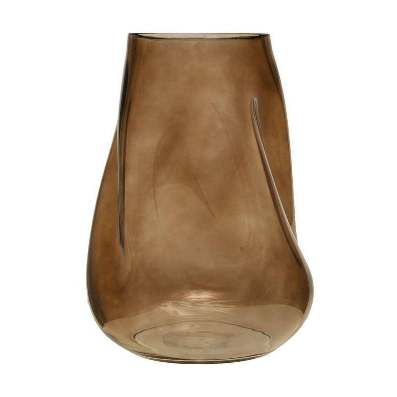 Декоративная ваза из стекла Динамика, 190х185х267, коричневый Ekg-16