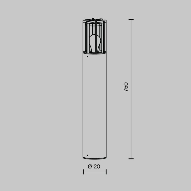 Ландшафтный светильник Maytoni Barrel O453FL-01GF