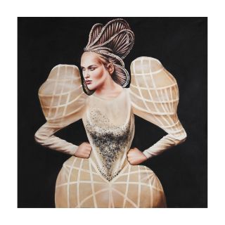 Холст Vical Ailen разноцветный 150x150 169317