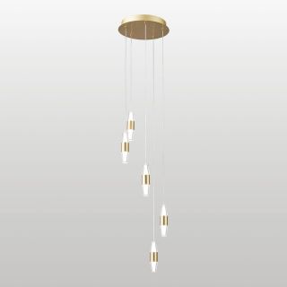 Люстра подвесная Lussole HOPKINS LED 4000К(белый) 20W LSP-7400