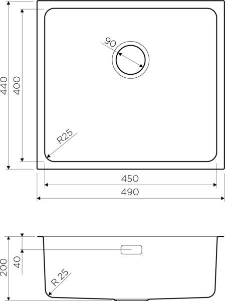 Кухонная мойка Omoikiri Tadzava 4993075