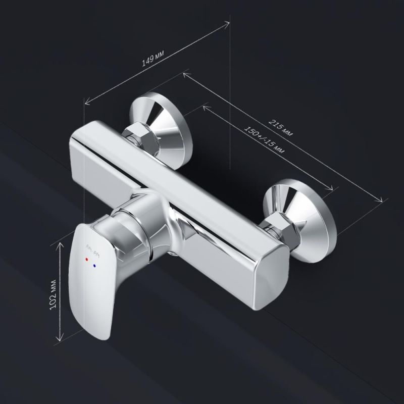 Смеситель для душа AM.PM Spirit 2.1 F71A20000 фото 8