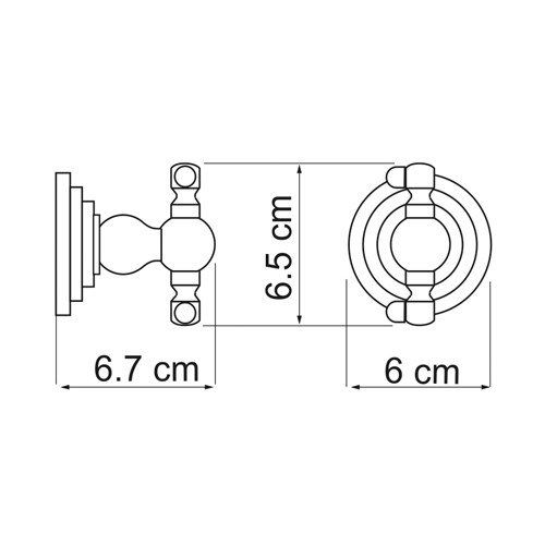 Крючок WasserKRAFT Ammer K-7023D