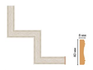 Декоративный угловой элемент Decomaster 188-1-14 (300*300мм)