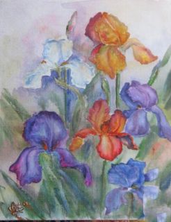 Картина "Любимые цветы" Быстрова Анастасия