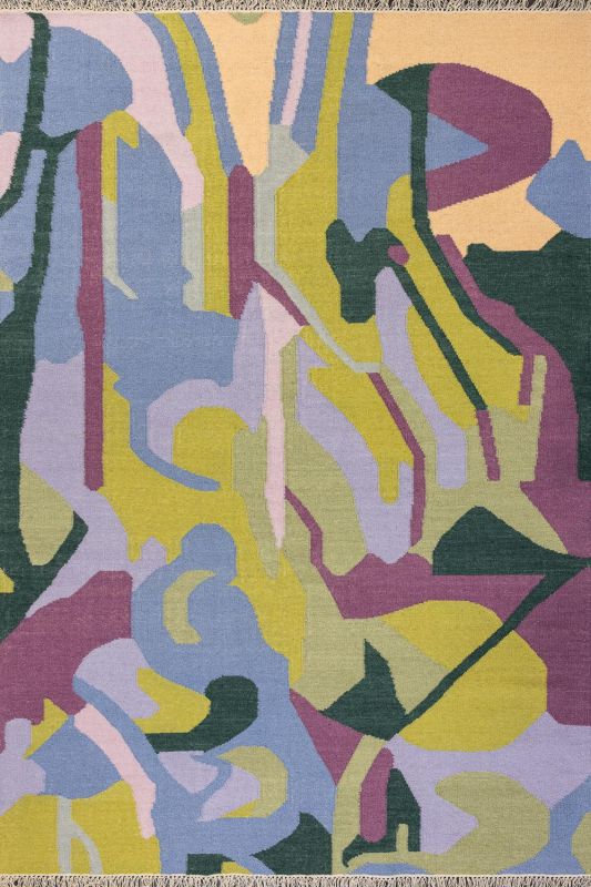 Индийский ковер из шерсти Carpet «KILIM COLORS» JHD-7210 90 x 150 см фото 1
