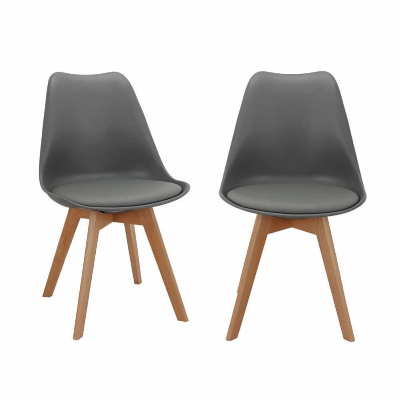 Комплект из 2-х стульев BRADEX Home Eames Bon серый BD-3066890 фото 1