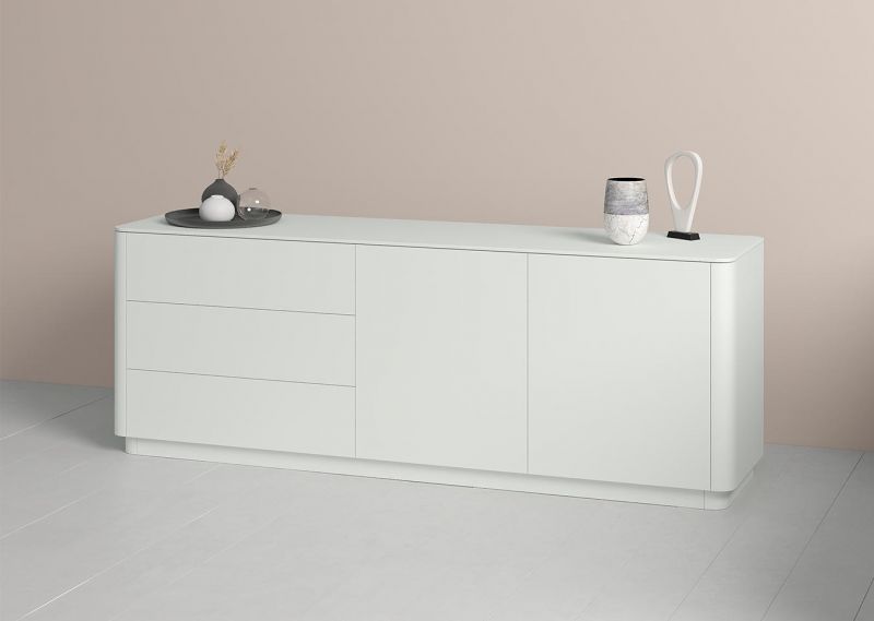 Тумба  Ellipsefurniture Tammi 3 ящика 2 двери L (белый) TM010201080101 фото 4