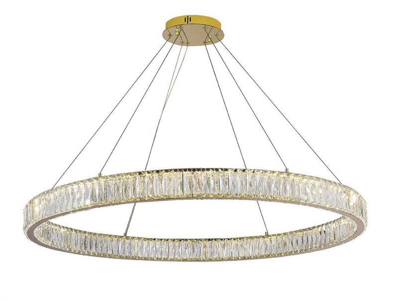 Люстра Clear crystal Newport 8240 LED 3100K(теплый) 60W 8240/100 gold фото 1