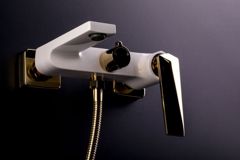 смеситель для ванны с душевым гарнитуром Boheme VENTURO 383-W фото 2