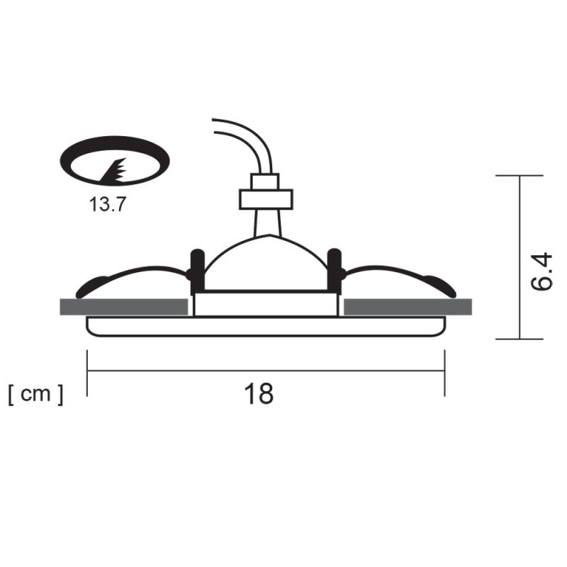 Светильник потолочный Arte Lamp A6664 A6664PL-1WH