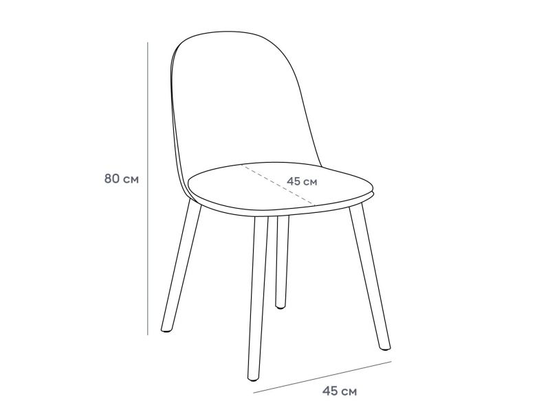 Стул Amato ОГОГО Обстановочка коричневого цвета BD-3126463 фото 10
