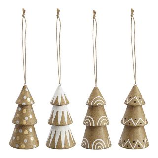 Набор елочных украшений из папье-маше Tkano New Year Essential BD-3132901